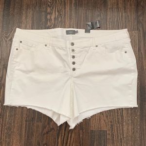Torrid High Rise Cut Off Shorts